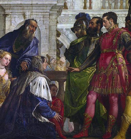 Paolo  Veronese Family of Darius before Alexander Norge oil painting art